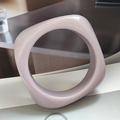 European and American style large marble pattern exaggerated acrylic bracelet